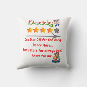 Cojín Decorativo Mejor papi - Gracioso regalo del Día del Padre