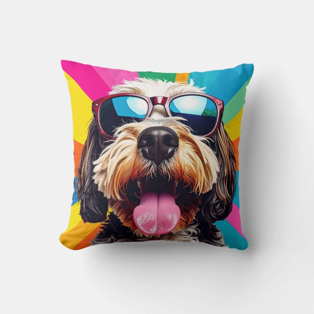 Cojín Decorativo Mejor perro (Anverso)