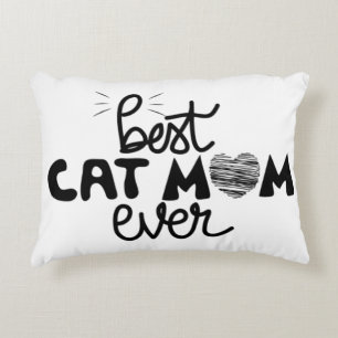 Cojín Decorativo Mejor personalizable de mamá de gato