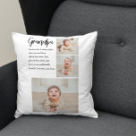 Cojín Decorativo Mejor regalo de belleza para el mejor abuelo de la<br><div class="desc">Un moderno regalo de collage "Mejor Abuelo de siempre" es una manera creativa y personalizada de mostrar tu aprecio y amor por tu abuelo. Este tipo de regalo normalmente implica usar tecnología digital para compilar una colección de fotos e imágenes que muestran momentos especiales y recuerdos que has compartido con...</div>