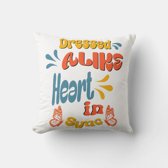 Cojín Decorativo Mejor regalo para mellizos y amigos del hermanamie (Anverso)