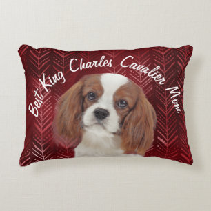 Cojín Decorativo Mejor Rey Charles Cavalier Mamá Acento Pillow