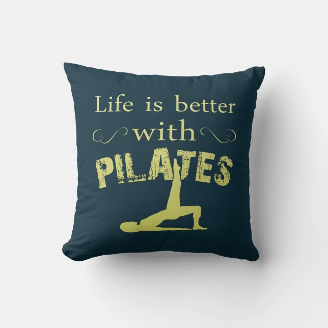 Cojín Decorativo Mejore con PILATES (Anverso)