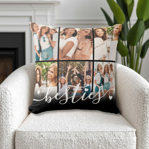 Cojín Decorativo Mejores Amigas Collage de Fotos