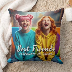 Cojín Decorativo Mejores Amigos Divertidos