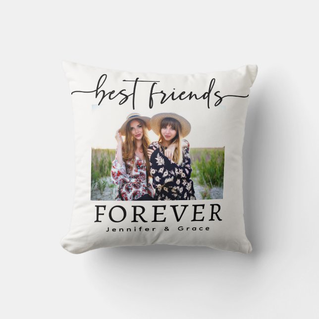 Cojín Decorativo Mejores Amigos Para Siempre (Anverso)