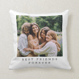 Cojín Decorativo Mejores Amigos Por Siempre Foto Personalizada  