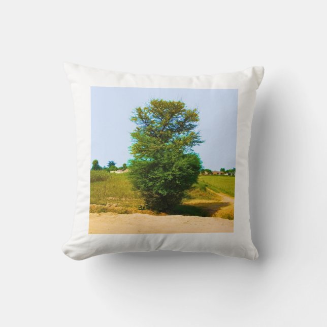 Cojín Decorativo Mejores imágenes de árbol (Anverso)