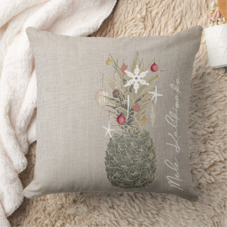 Cojín Decorativo Mele & Island Pine, Navidades de estilo hawaiano