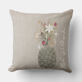 Cojín Decorativo Mele & Island Pine, Navidades de estilo hawaiano