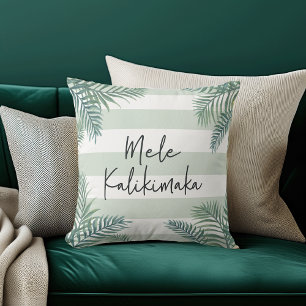 Cojín Decorativo Mele Kalikimaka   Navidades de Hawái