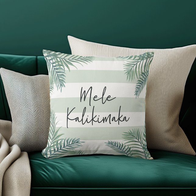 Cojín Decorativo Mele Kalikimaka | Navidades de Hawái (Subido por el creador)