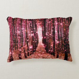 Cojín Decorativo Melocotón Rosa Bosque Mágico