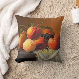 Cojín Decorativo Melocotones, uvas y manzanas