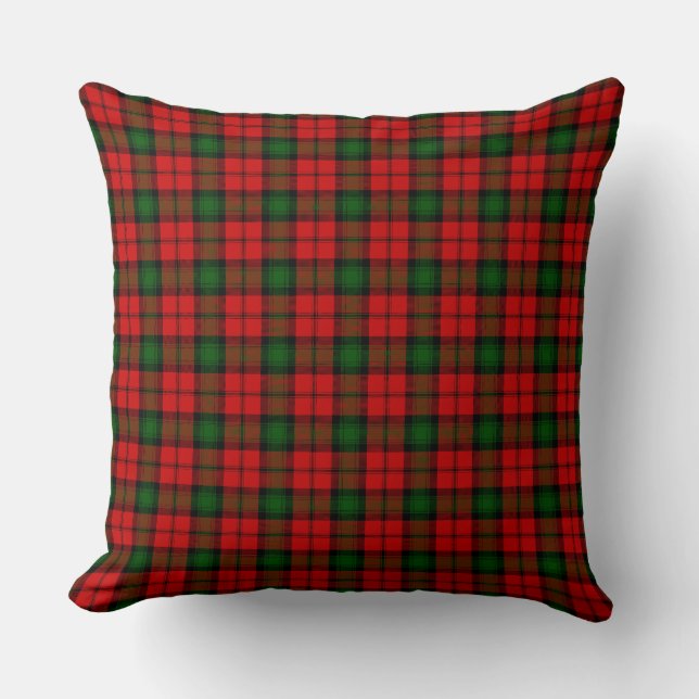 Cojín Decorativo Melocotonus tartan (Anverso)