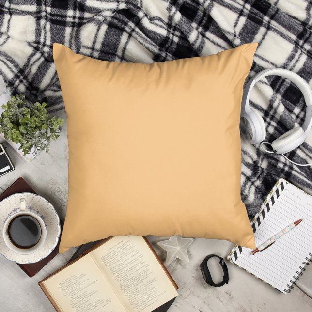 Cojín Decorativo Melón (Cantaloupe Throw Pillow)