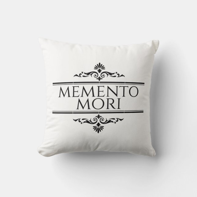 Cojín Decorativo Memento Mori (Anverso)