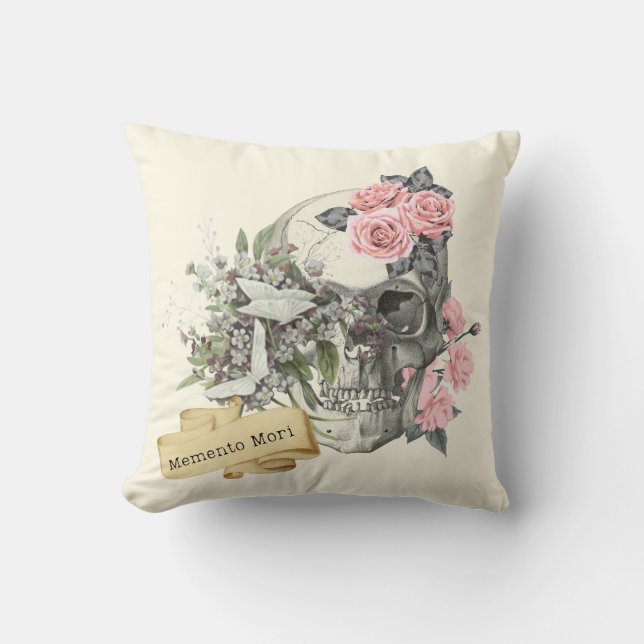 Cojín Decorativo Memento Mori (Anverso)