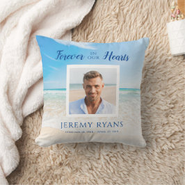 Cojín Decorativo Memorial de playa Keepsake Pillow