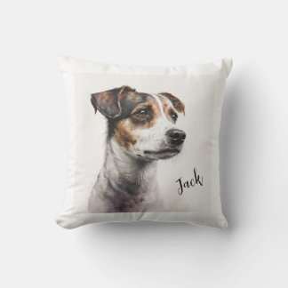 Cojín Decorativo Memorial del perro Keepsake Jack Russell personali