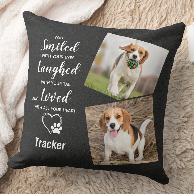 Cojín Decorativo Memorial Mascota moderno en memoria personalizada (Subido por el creador)