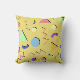 Cojín Decorativo Memphis #92 Amarillo claro
