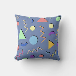 Cojín Decorativo Memphis #92 Gris azul