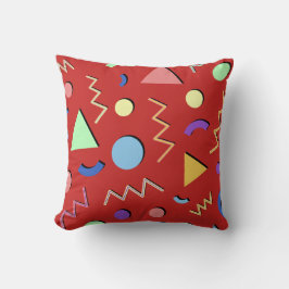 Cojín Decorativo Memphis #92 Rojo