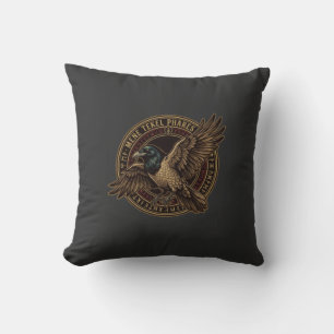 Cojín Decorativo Mene Tekel Phares Círculo Vintage de Cuervo