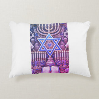 Cojín Decorativo Menorá judía Hebreo Judaísmo