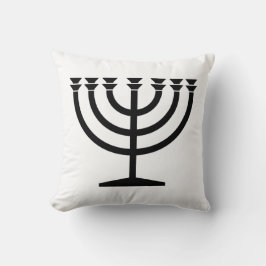 Cojín Decorativo Menorah judía (símbolo del judaísmo)