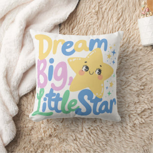 Cojín Decorativo Mensaje de Futuro Brillante para Niños Soñadores