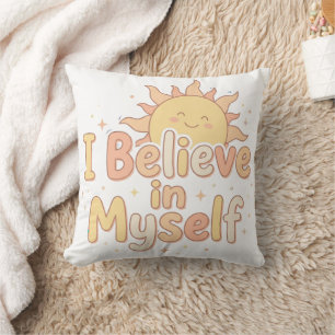 Cojín Decorativo Mensaje Suave para la Hora de Dormir Confía en Ti