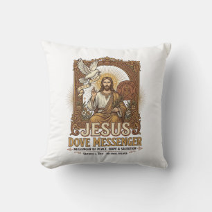Cojín Decorativo Mensajero de Jesús Paloma Mensajero de Jesús Palom