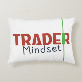 Cojín Decorativo Mentalidad del Trader – Trading enfocado en la dis