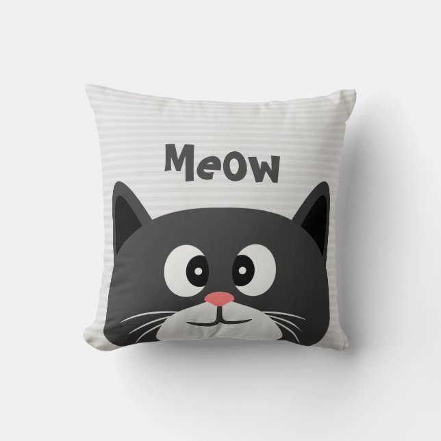 Cojín Decorativo Meow (Anverso)