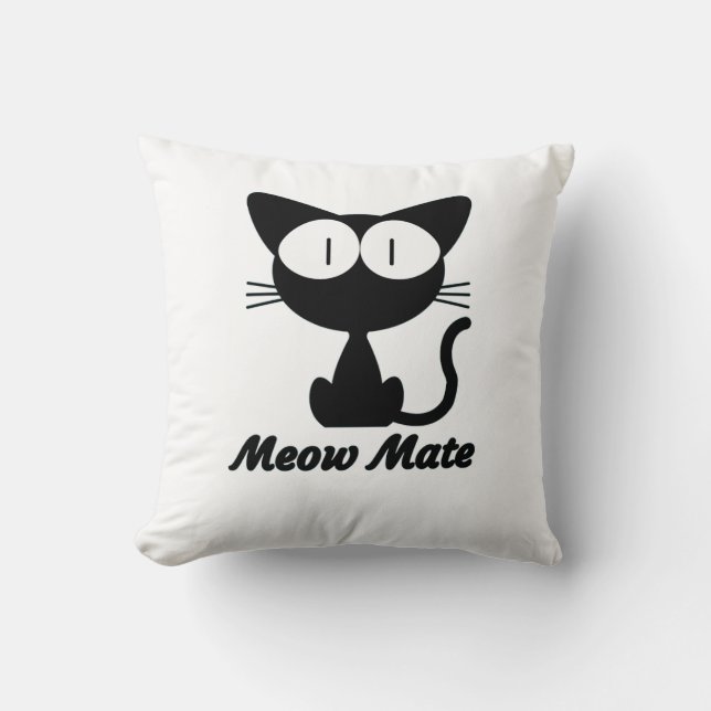 Cojín Decorativo Meow Mate Glow (Anverso)