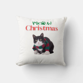 COJÍN DECORATIVO MEOW NAVIDADES CAT