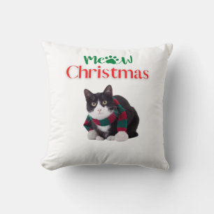 COJÍN DECORATIVO MEOW NAVIDADES CAT