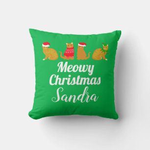 Cojín Decorativo Meowy Navidades Cats