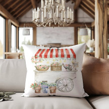 Mercado de flores nocturnas Watercolor Cottagecore