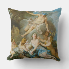Cojín Decorativo Mercurio confiando el bebé Baccus a las ninfas