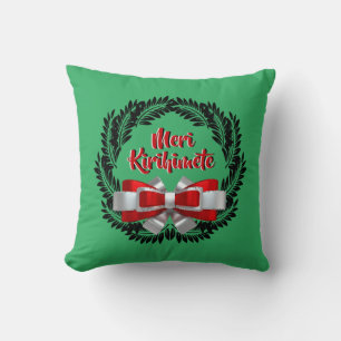 Cojín Decorativo Meri Kirihimete Maori para Feliz Navidad
