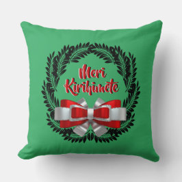 Cojín Decorativo Meri Kirihimete Maori por Feliz Navidad