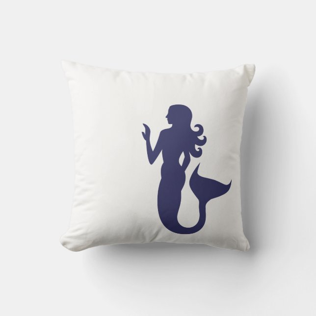 Cojín Decorativo Mermaid ~ Beach House (Anverso)