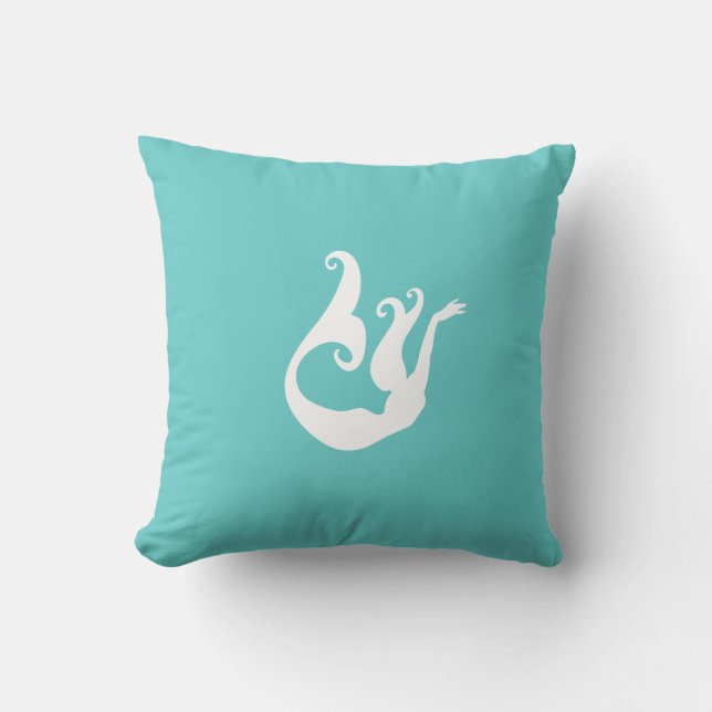 Cojín Decorativo Mermaid ~ Beach House (Anverso)