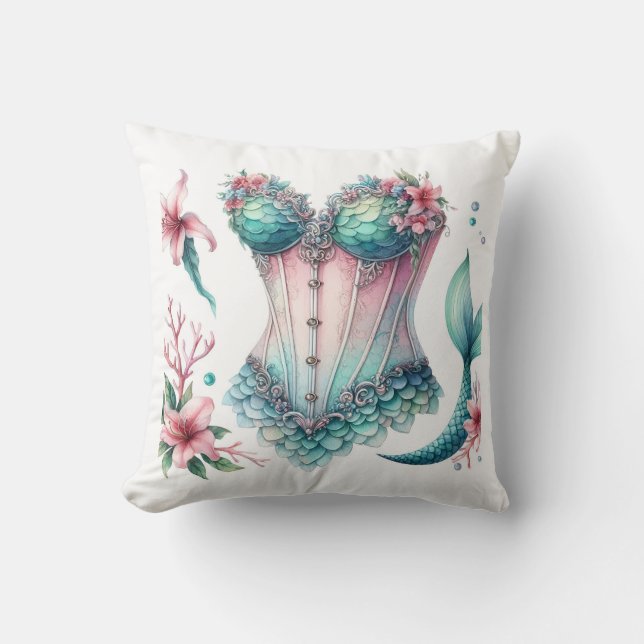 Cojín Decorativo mermaid corset (Anverso)