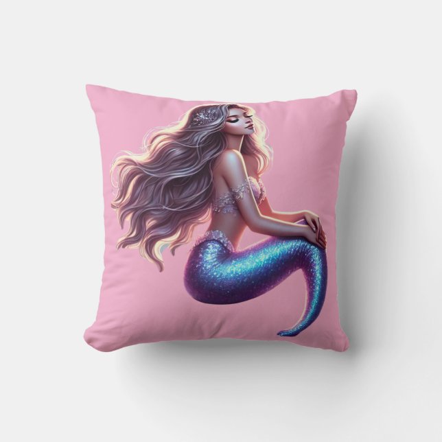 Cojín Decorativo Mermaid Fantasy Pillow (Anverso)