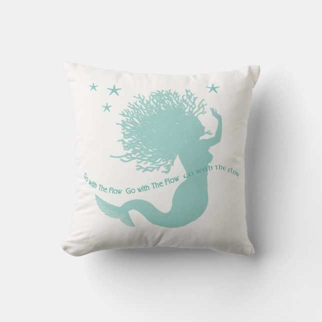 Cojín Decorativo Mermaid Pillow (Anverso)