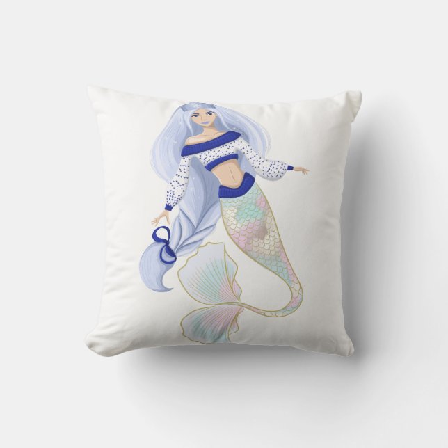 Cojín Decorativo Mermaid Snow Maiden (Anverso)